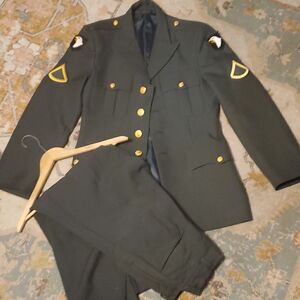 Grey-Green Military Uniform-MN ML 3002-Coat Chest